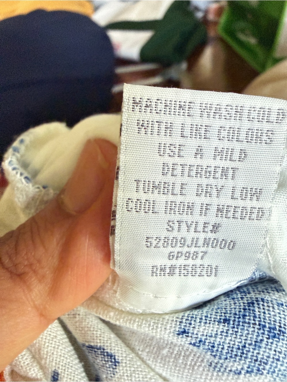 Cali 1850 Women's Linen Pull-On Beach Seaside Print Pants Size M New - Picture 8 of 13